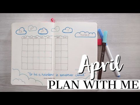 PLAN WITH ME | 2019 April Bullet Journal Setup