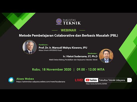 WEBINAR - Metode Pembelajaran Colaborative dan Berbasis Masalah (PBL)