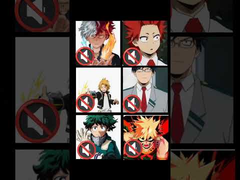 Mha characters singing