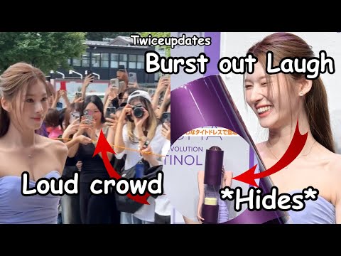 twice sana carrying the big props in japan event, ft. crowd being mesmerize to her beauty