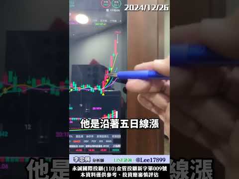 5474聰泰股價怎麼看？強勢股注意五、十日均線！　　  #股票  #shorts