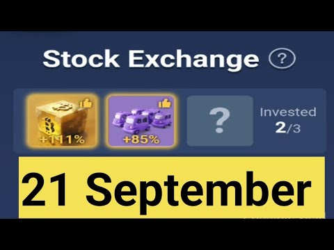 x empire investment fund 21 september | today combo | stock exchange