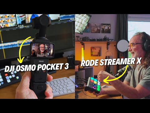 Testing the Rode Streamer X and DJI Osmo Pocket 3 - Behind the scenes setup