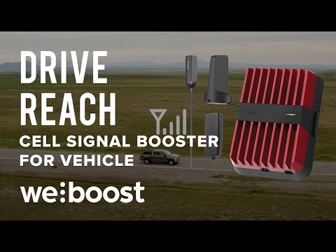 Drive Reach – Cell Signal Booster for Any Car, Truck, or SUV | weBoost