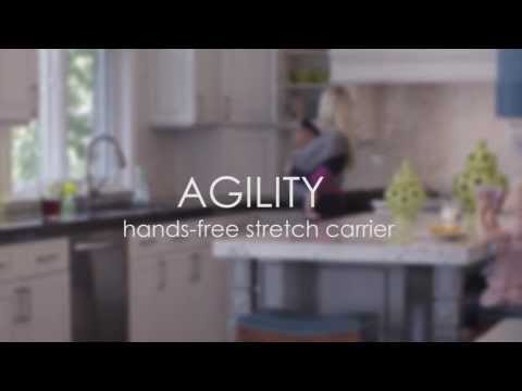 JJ Cole Agility Stretch Carrier - Hands free and easy to use