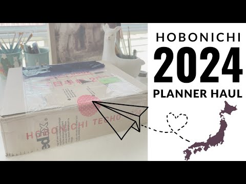 Hobonichi 2024 Planner Haul Unboxing 📔🖊️✨  Must-Have Covers and Tools for a Creative Year