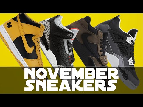 every NIKE drop in november 🔥