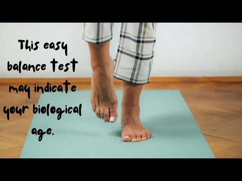 This easy balance test may indicate your biological age.