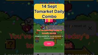 Tomarket Airdrop Daily Combo Today 14 September #tomarketdailycombo #tomarketcode #tomarketairdrop