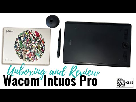 Unboxing the ultimate Wacom tablet for left-handers!