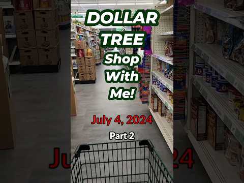 DOLLAR TREE Shop With Me!  New Oxford and York, PA Stores!  Part 2 July 4, 2024