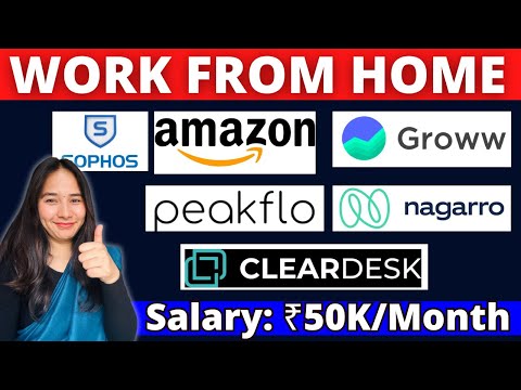 Best 6 Work from Home Companies Currently Hiring 2024 | Online Jobs at Home | remote Job