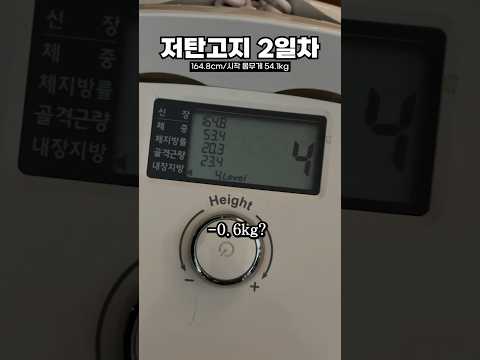 저탄고지 식단으로 2일 만에 -0.6kg 감량. 근데... (2일 차)