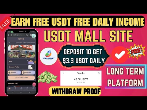 #freeusd #freecrypto The latest money-making platform in 2024. Join the mall to receive benefits🛍️😍