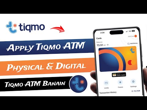 Tiqmo ATM card apply kaise kare | How to apply tiqmo atm card | apply tiqmo physical and digital ATM