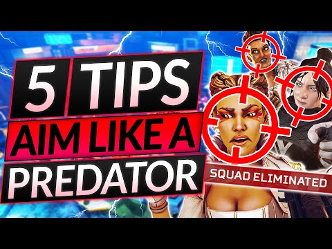 5 AIMING TIPS for MAXIMUM KILLS - PREDATOR Aim and Crosshair TRICKS - Apex Legends S16 Guide