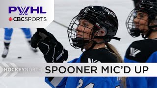 PWHL Mic’d Up: Toronto’s Natalie Spooner in front of women's hockey record crowd | CBC Sports