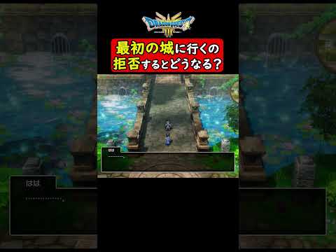 【最悪】城行くの拒否したらとんでもないことになったｗ#ドラゴンクエスト3   #ゲーム実況  #ゲーム #ドラクエ3  #ドラクエ実況 #ドラクエ3リメイク