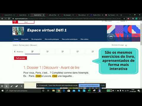 Tutorial Espace Virtuel Aliança Francesa