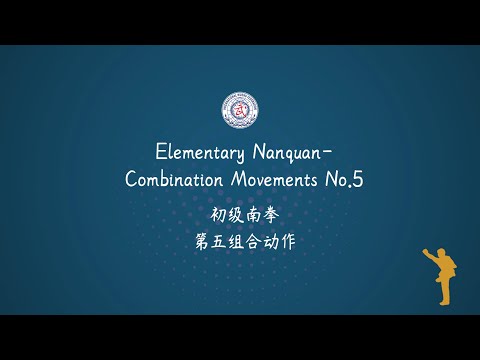 Elementary Nanquan-Combination Movements No. 5 - Chinese Voice #iwuf #wushu #nanquan