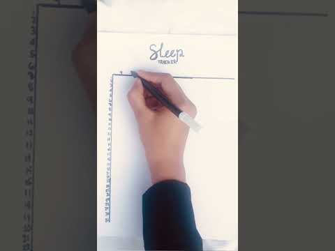 🌟SLEEP TRACKER 🌟|| 2022 planner part - 11||#shorts