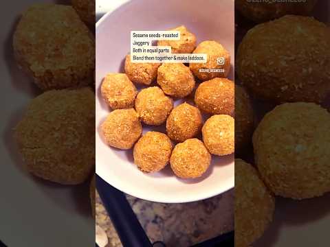 Healthy Sesame Laddoo for kids #forkids #healthyrecipes #laddoos #viral #sweetsnacks #foodblogger