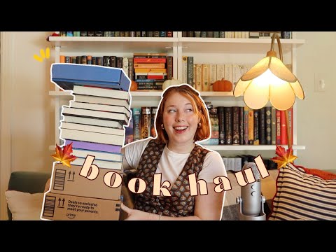 huge fall unboxing book haul ✨📚🍁🍂