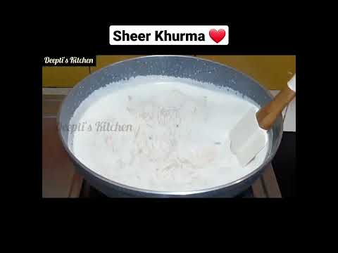 #shorts Eid Special Sheer Khurma | शीर खूरमा | #sheerkhurma #eidspecial #viral #YTshorts ❤️