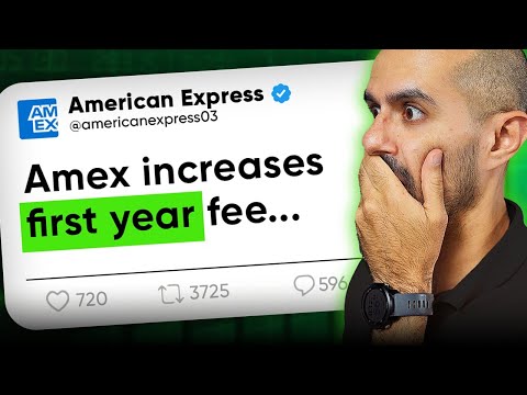 Amex is not first year free now! But the returns are higher 💲