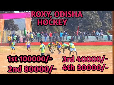 DILDAR🟡 vs  BONAI 🟢// ROXY, ODISHA // BEST HOCKEY  MATCH 2024// 1ST SEMIFINAL