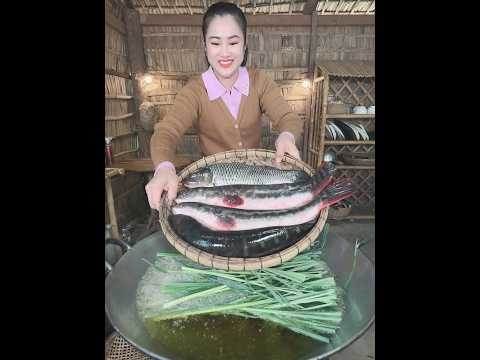 Yummy fish and Cambodia noodle