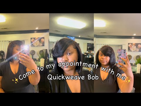 COME TO MY HAIR APPOINTMENT WITH ME | Bob Quickweave