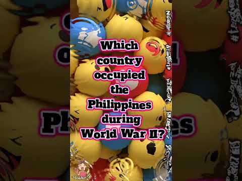 Which country occupied the Phillipnes during World war II? #teacherzel #generalknowledge