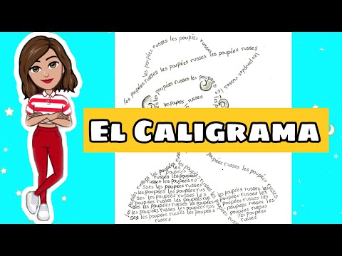 ✅​ EL CALIGRAMA | Función, Estructura, Características, Tipos