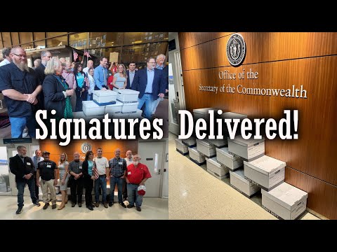 LIVE Archive: Submitting the petitions to get Chapter 135 on the ballot