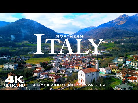 [4K] ITALY 2024 🇮🇹 Drone Aerial | 4 Hour Ambient Relaxation Film of Italia