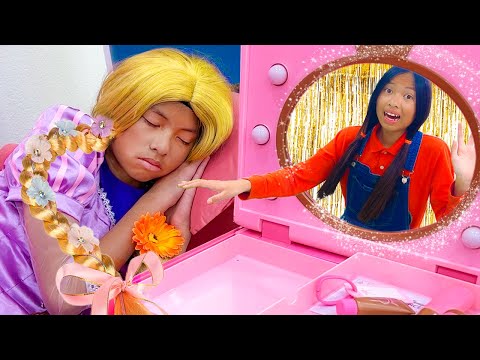 Wendy Pretend Play Dress Up As a Princess | Kid Learns about Responsibility