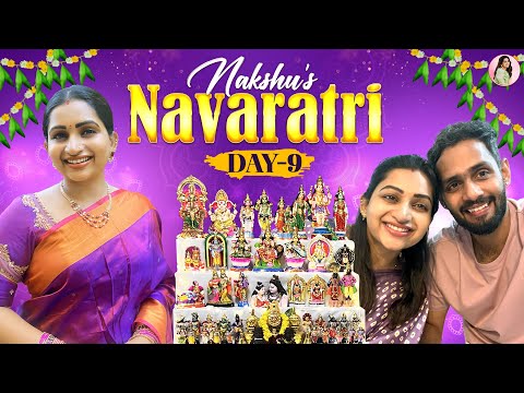 Ending Navratri with a Pop of Purple | Nakshathra Nagesh