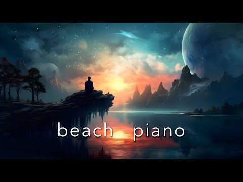 Beautiful Piano Melodies with Gentle Beach Ambience 🌼 Sleep & Relaxation Music