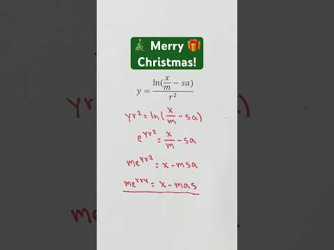 Merry Christmas! #Shorts #christmas #math