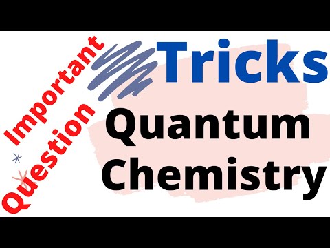 Quantum Chemistry | Question Series | Quantum Chemistry For CSIR NET GATE IIT JAM