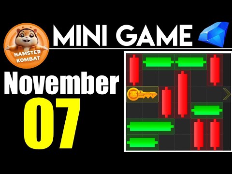 Hamster kombat Mini-Game 7th November (Puzzle Solved) #hamsterkombat #minigame #puzzlegame