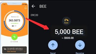 Bee Network 🐝 - How to withdraw Bee Token to Trust Wallet | Bee Mining App