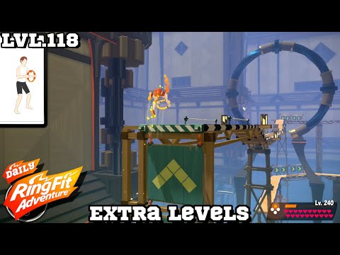 EXTRA Lvl.118 Hangon Bridge | DAILY Ring Fit Adventure - No Commentary