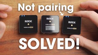 How to Reconnect Røde Wireless Go 2 - Transmitter not Pairing SOLUTION