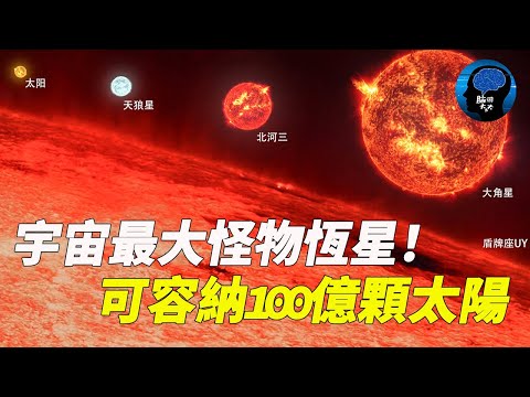 發現宇宙最大恒星！銀河系在它面前只是塵埃！碾壓50億倍太陽大小的盾牌座UY，完全超乎你的認知！