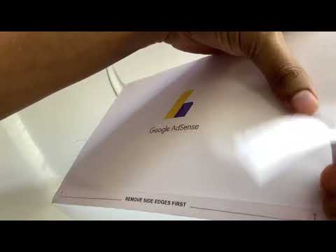 Google Adsense PIN Unboxing 2022 l Google Adsense Pin Verification Letter l