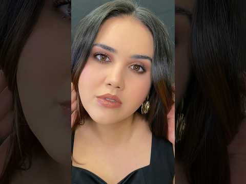 Maquiagem marrom com brilho #tutorialmakeup #maquiagem #automake #maquiagemparainiciantes #makefacil