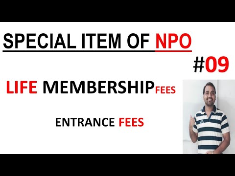 🔴LIFE MEMBERSHIP FEE  ||  ENTRANCE FEE || Special item of NPO || NPO Class 12|| NPO|| VIDEO 9