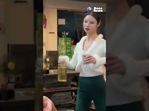 China’s incredible ROBOT waitress 😳🤖